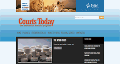 Desktop Screenshot of courtstoday.com